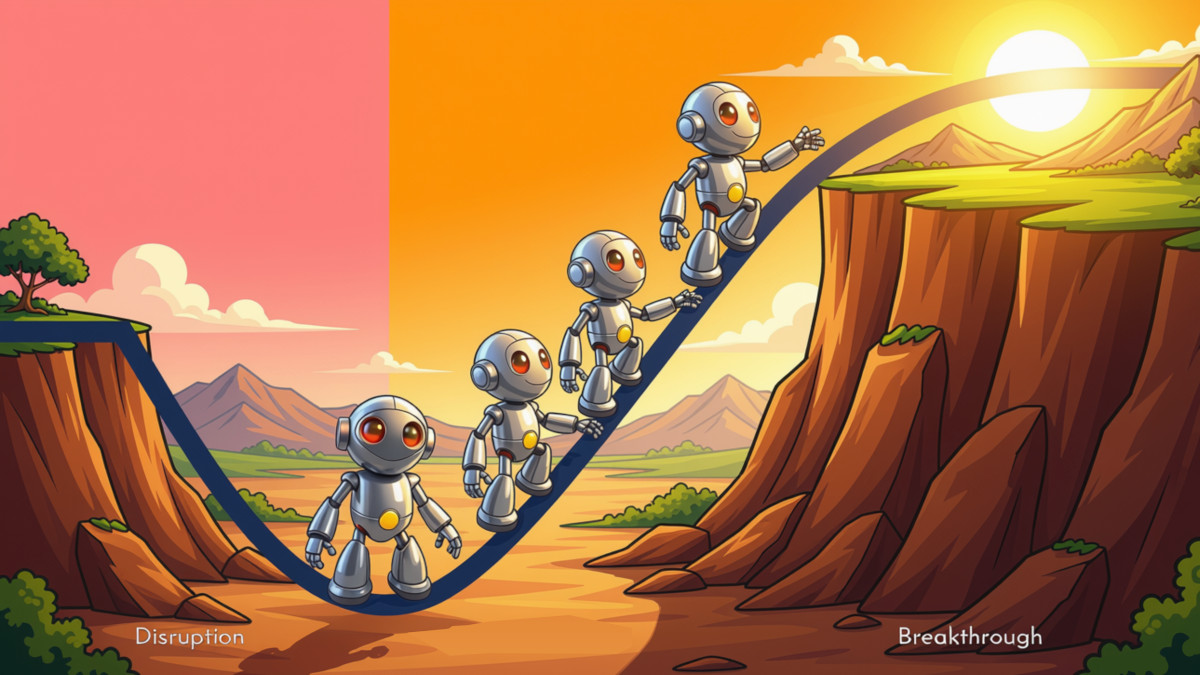 Robots climbing the AI J-Curve — AI keynote by David Viney